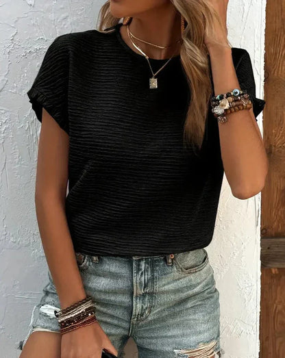 Damen-T-Shirt aus weichem Stoff – Élodie