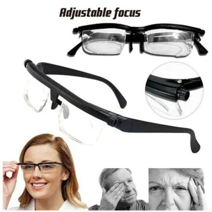 Verstellbare Brille für Nah- und Fernsicht - VisiFlex