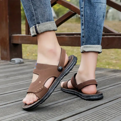 Stilvolle Herrensandalen mit Riemen – Strider
