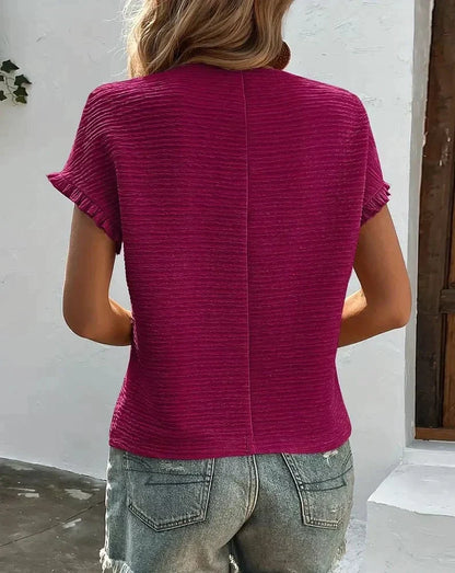 Damen-T-Shirt aus weichem Stoff – Élodie