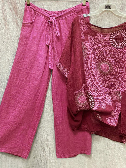 Luftiges zweiteiliges Damen-Sommeroutfit - Yara