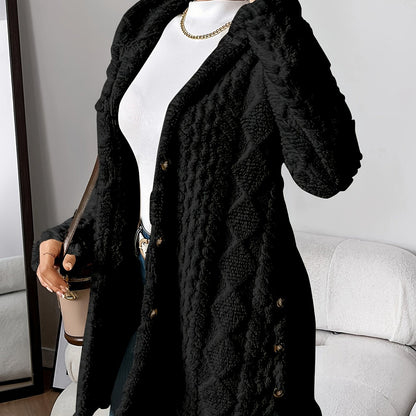 Weiches Langes Damenhoodie – Marit