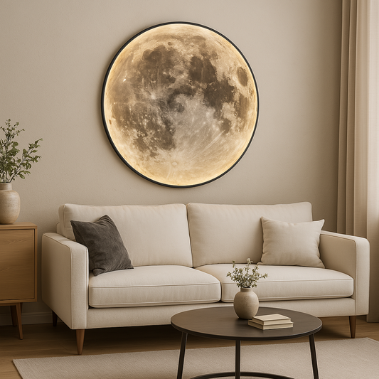 MoonAura | Magische 3D-Mondlampe mit Ambiente