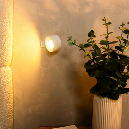 Wireless LED Wall Light with 360° Rotation, Touch Dimming, 3 Light Colors and USB-C Battery 14