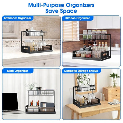 2-stufiger Unter-Sink-Schubladenorganisator – Arlo