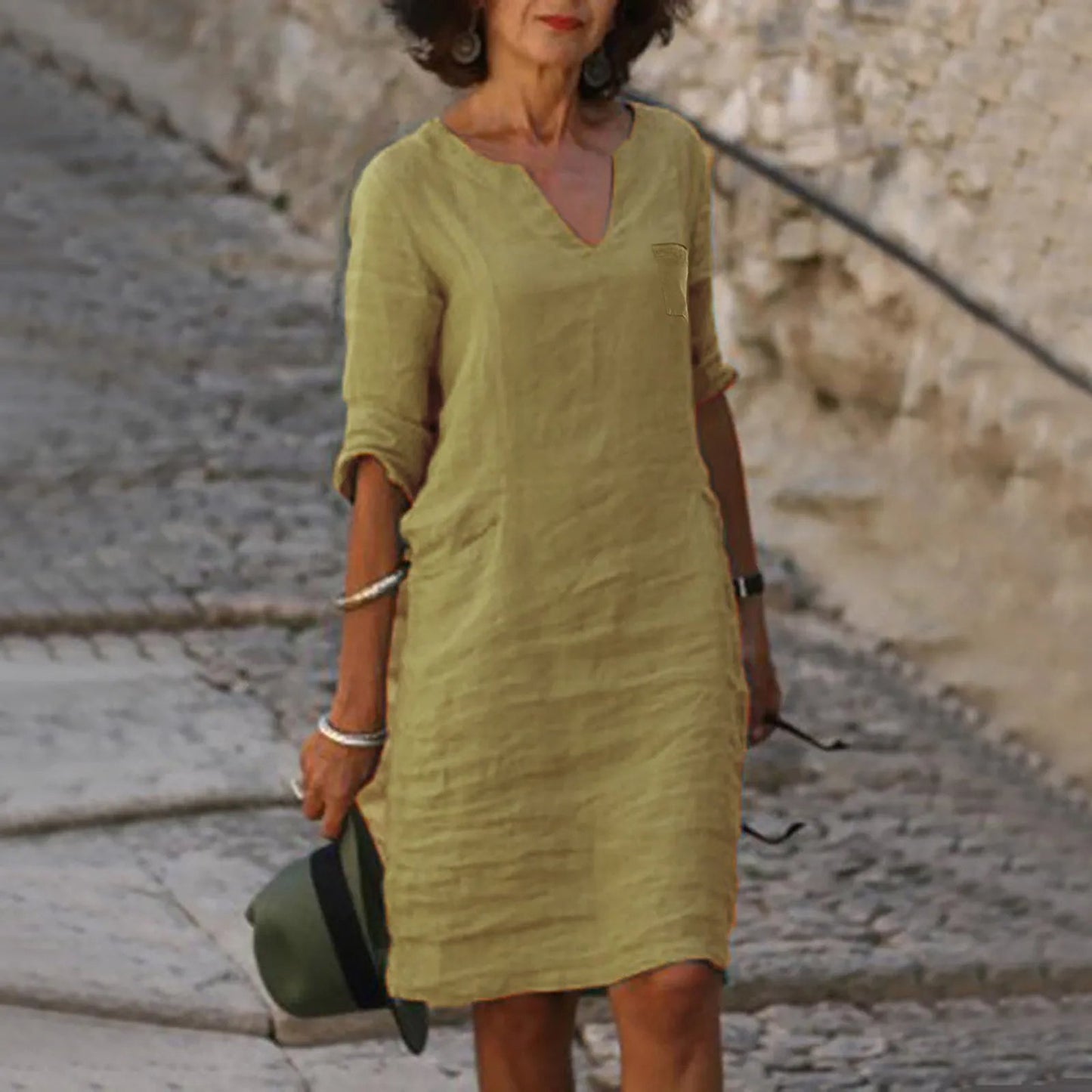 Stilvolles lässiges Sommerkleid – Isalie