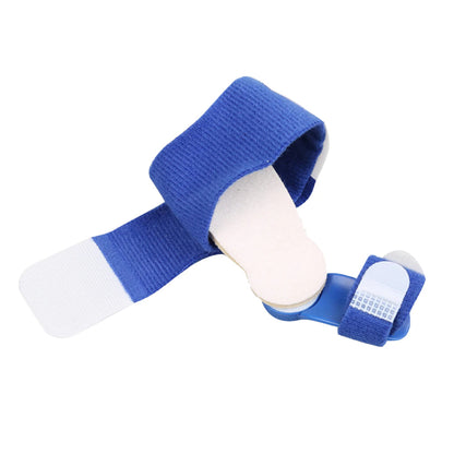 Blauer Hallux Valgus Zehenspreizer, orthopädische Korrekturbandage, Fußpflegeprodukt