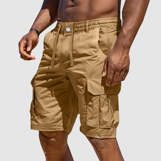 Sommerliche Herren-Cargo-Shorts aus Baumwollmischung – Rafael