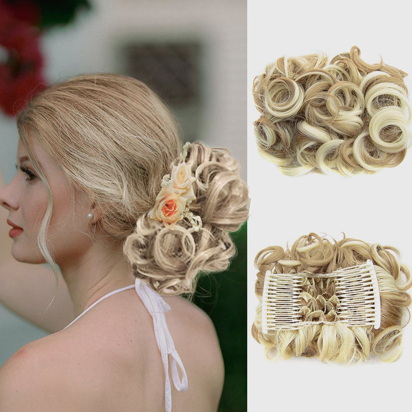 Krullende Knot Hairextension – FluffyFix
