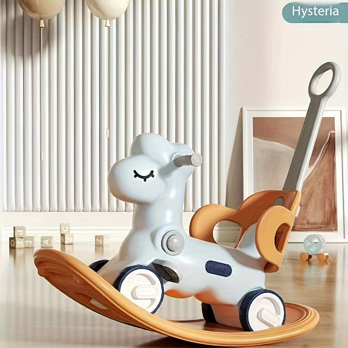 2-in-1 Schaukelpferd & Laufrad – WobbiRider