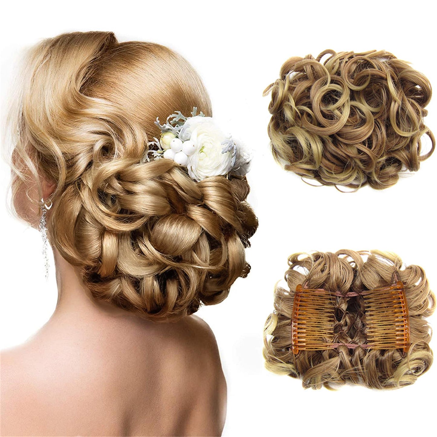 Krullende Knot Hairextension – FluffyFix