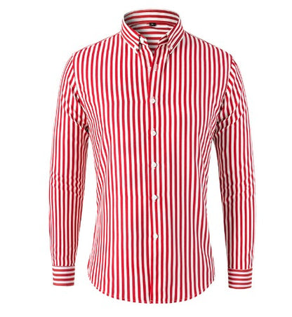 Stilvol gestreiftes Herrenhemd – Ruben