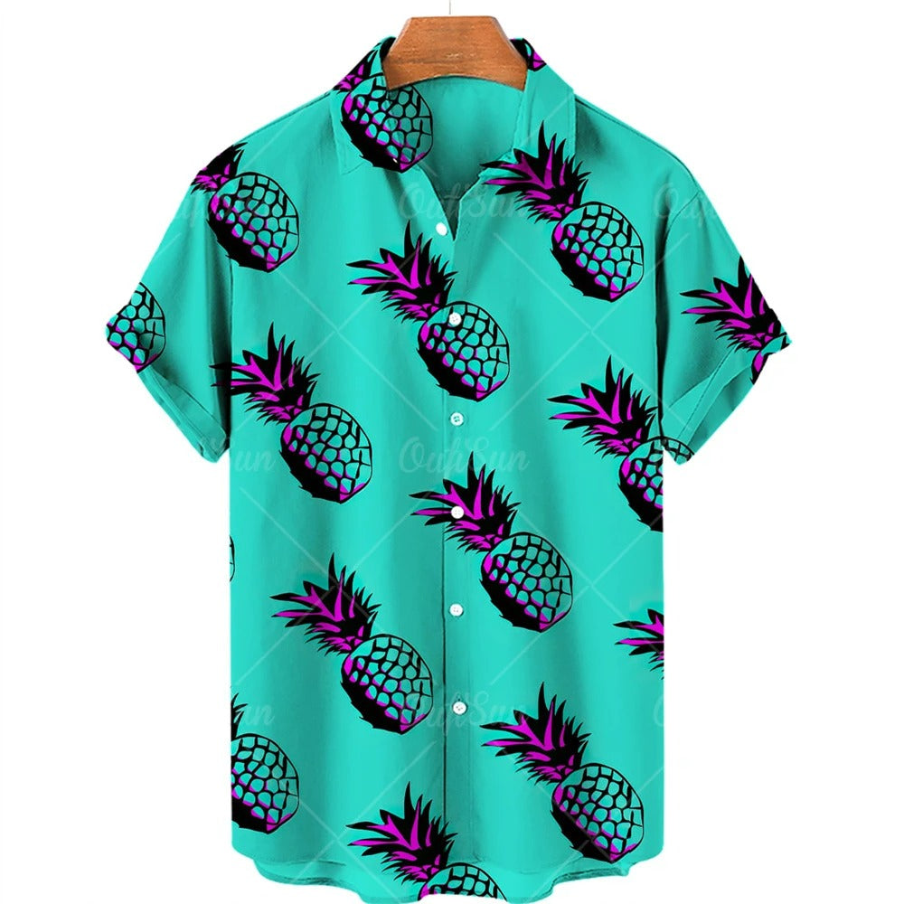 Tropisches Hawaii-Kurzarmhemd – Mateo