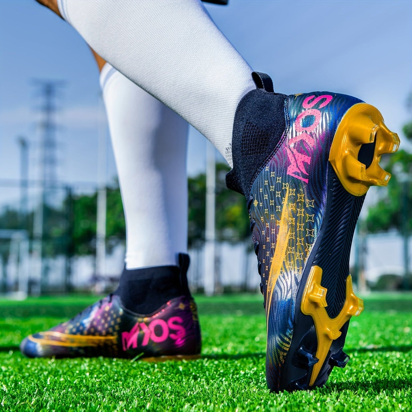 Herren Fußballschuhe mit Grip & Hohem Knöcheldesign – Dario