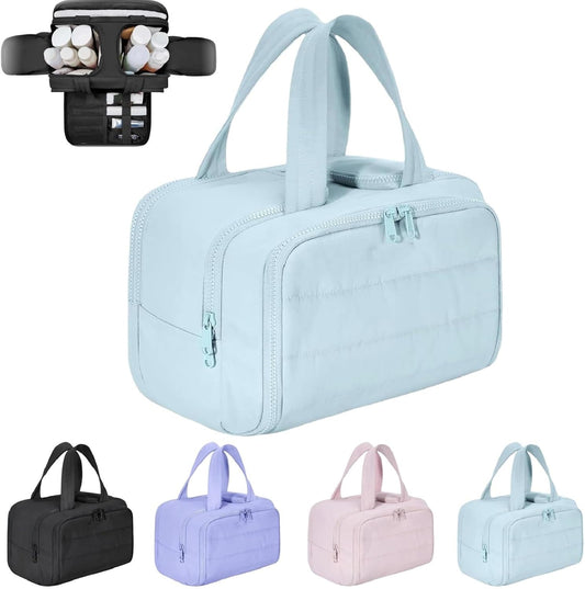 Reise-Kosmetiktasche – Große wasserdichte Kulturbeutel- und Make-up-Organizer (4-in-1) – Selvane