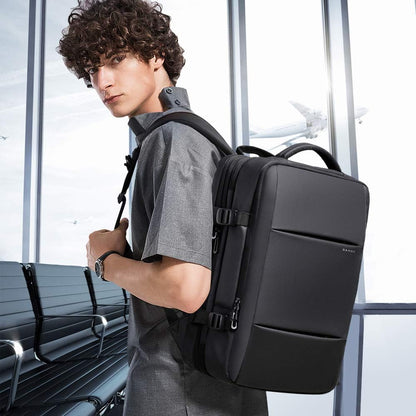Erweiterbarer 26–45L Wasserdichter Reiserucksack mit Laptopfach & Duffle-Option