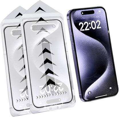 3-in-1 iPhone Bildschirmschutz - iShield Datenschutz