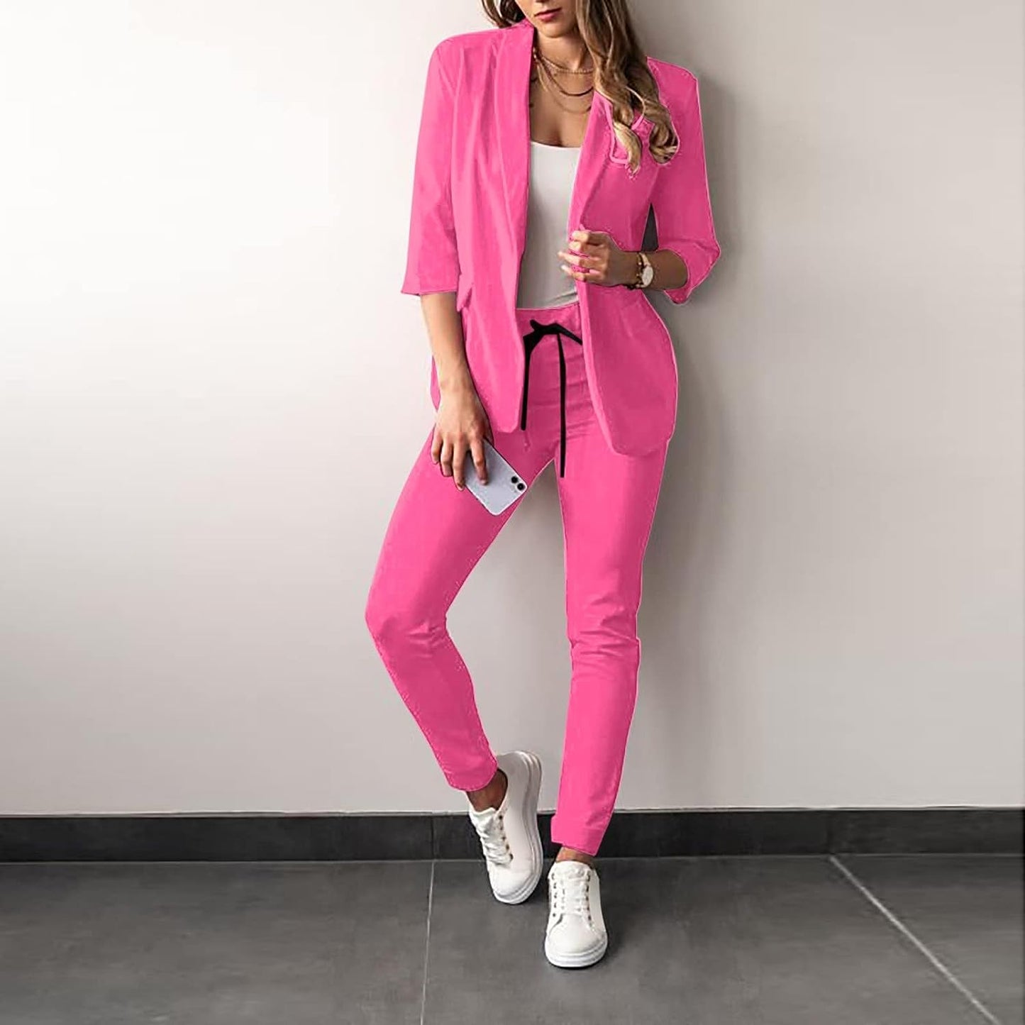 2-teiliges Stretch-Damenanzug mit Blazer - Vivian