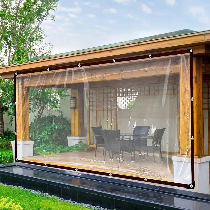 Clear Weatherproof Protective Tarp for Garden, Patio and Outdoor Use 3