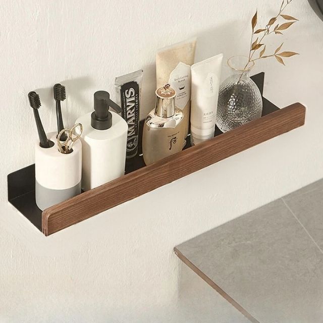Massive Holz Badezimmerregal – WoodaFix