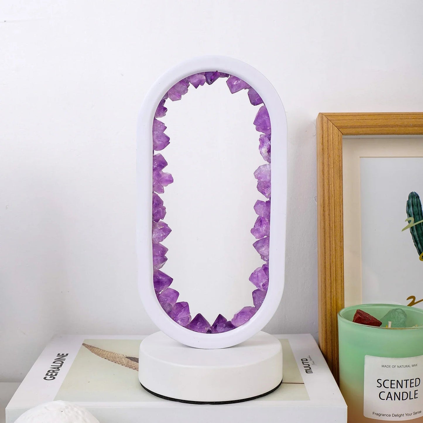 Handgemachte Amethystlampe - Serenith