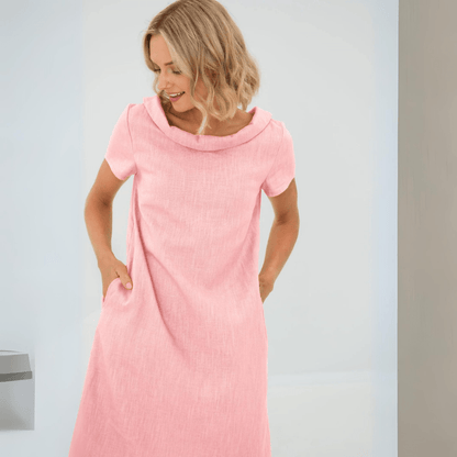 Damen-Leinen-Sommerkleid – Lotte