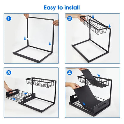 2-stufiger Unter-Sink-Schubladenorganisator – Arlo