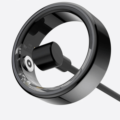 Schwarzer magnetischer Handyhalter aus Metall, rundes Design, für Auto-Armaturenbrett.