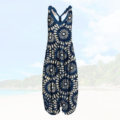 Sommer-Jumpsuit für Damen mit lässigem Schnitt – Elenya