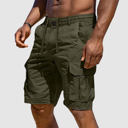 Sommerliche Herren-Cargo-Shorts aus Baumwollmischung – Rafael