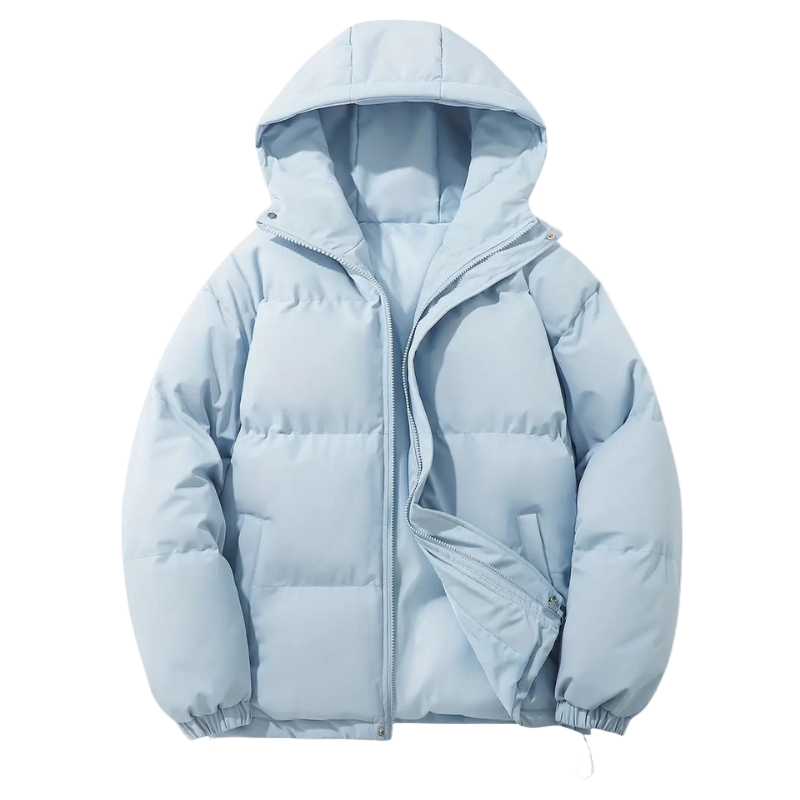 Wattierte Herren Pufferjacke mit Kapuze – Elias