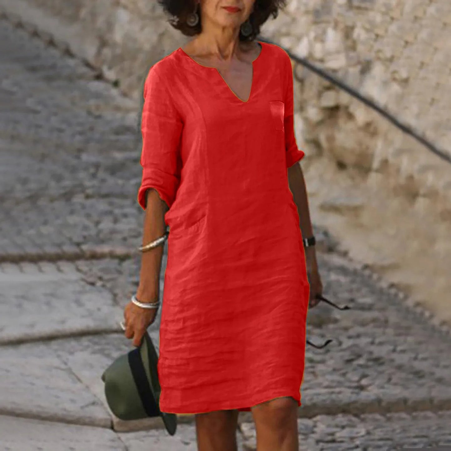 Stilvolles lässiges Sommerkleid – Isalie