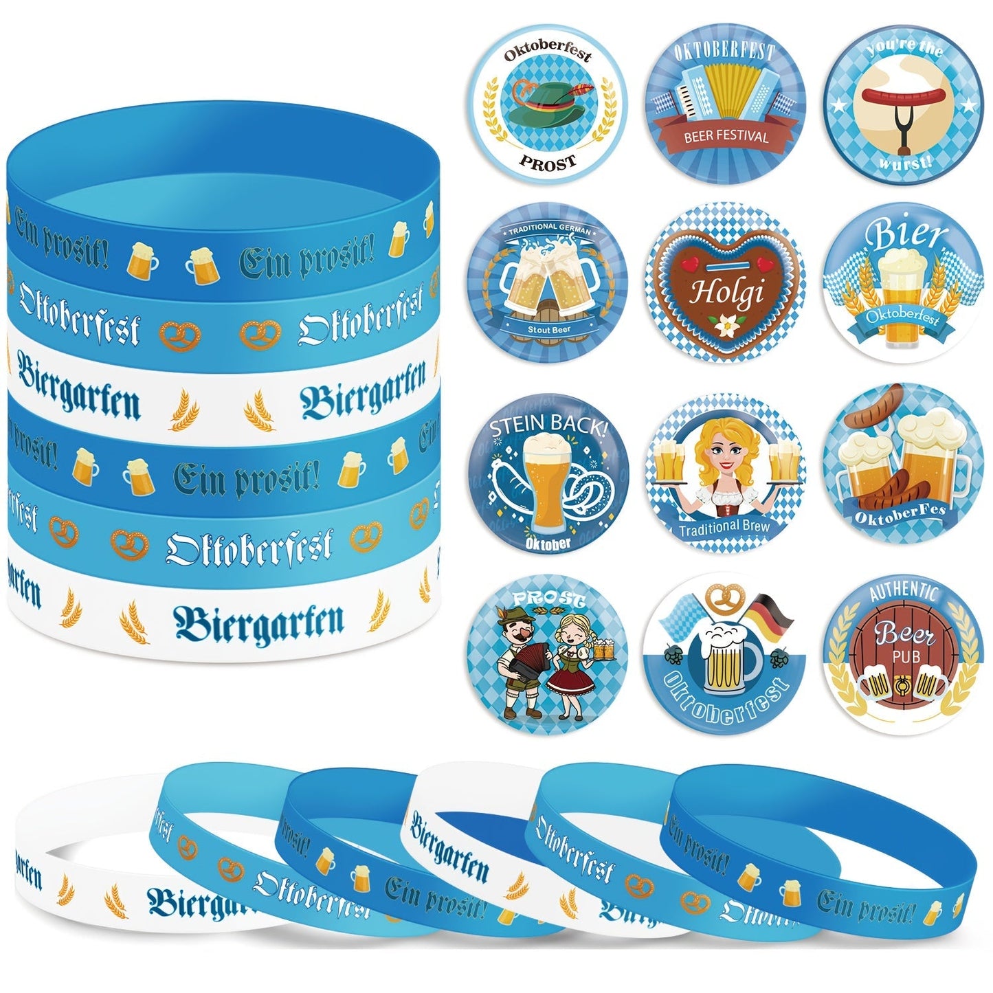 Oktoberfest Accessoires Set – BierSpaßSet Oktoberfest 2026