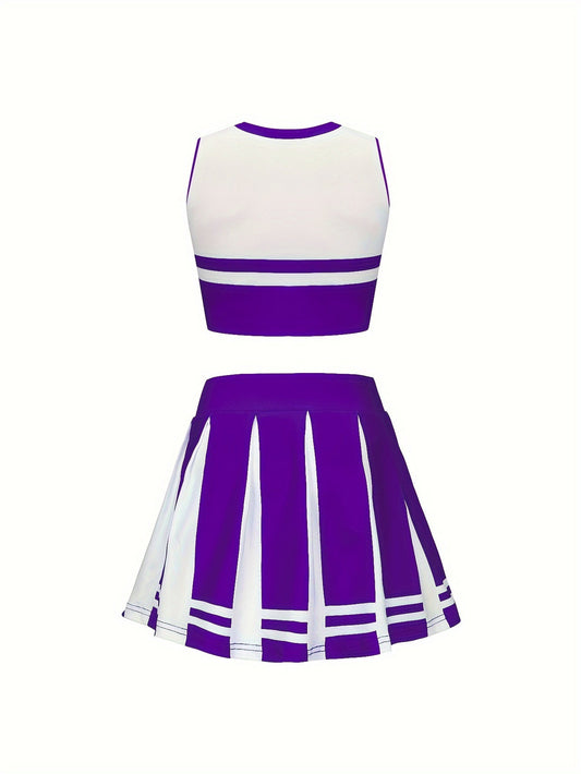 Lila Cheerleader-Set Kind – Sparkzi