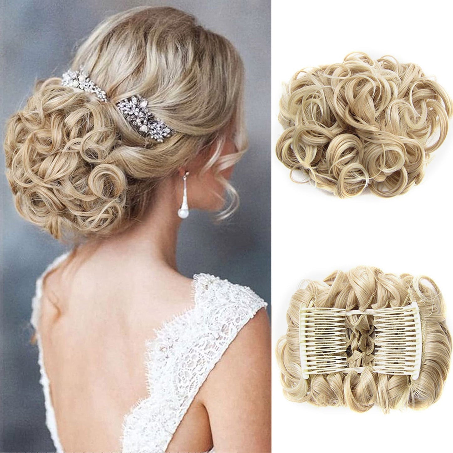 Krullende Knot Hairextension – FluffyFix