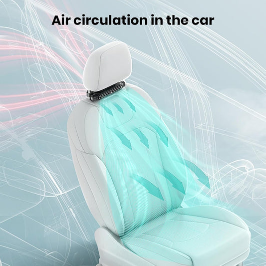 3 Geschwindigkeiten USB Auto Kühlventilator & Kopfstützenhalter – AutoBreeze