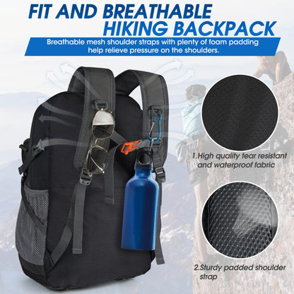 40L Wasserdichter Wander- und Campingrucksack – Leicht & Faltbar – 2 zum Preis von 1