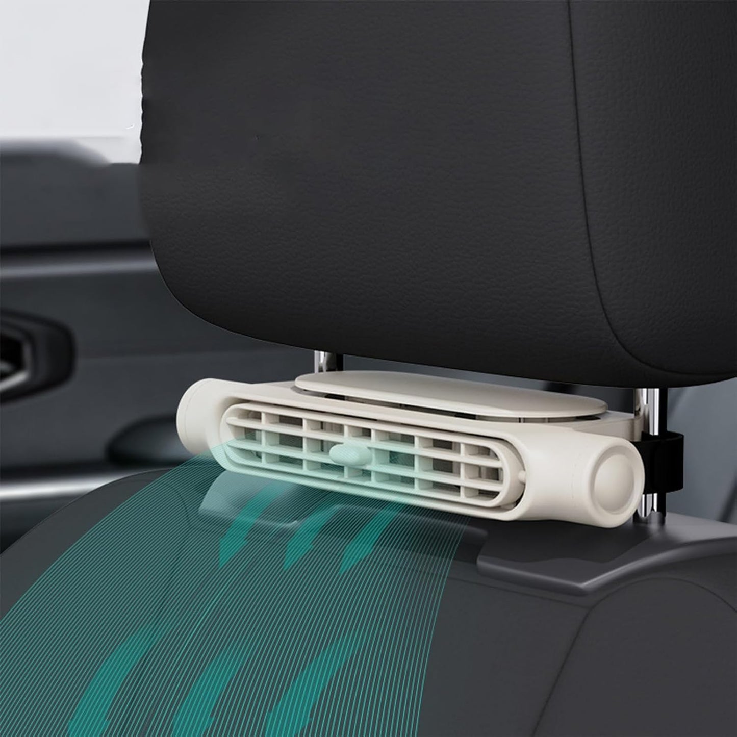 3 Geschwindigkeiten USB Auto Kühlventilator & Kopfstützenhalter – AutoBreeze (1+1 GRATIS)