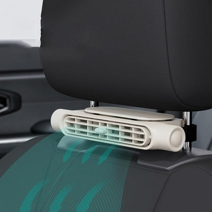 3 Geschwindigkeiten USB Auto Kühlventilator & Kopfstützenhalter – AutoBreeze (1+1 GRATIS)