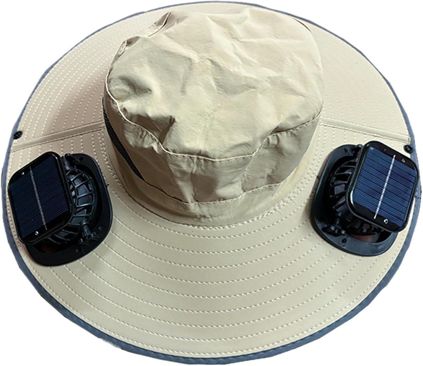 Solar-Fan-Kühlhut mit UV-Schutz – Solvoro