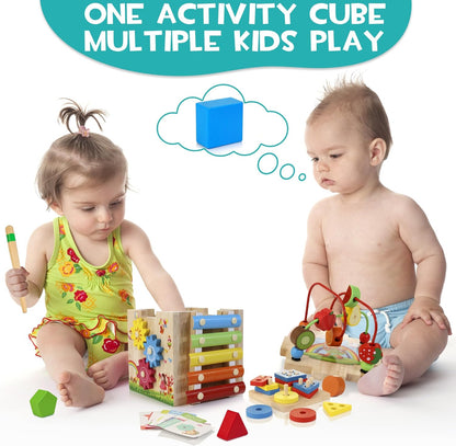 8-in-1 Montessori Spielwürfel – Cubbi