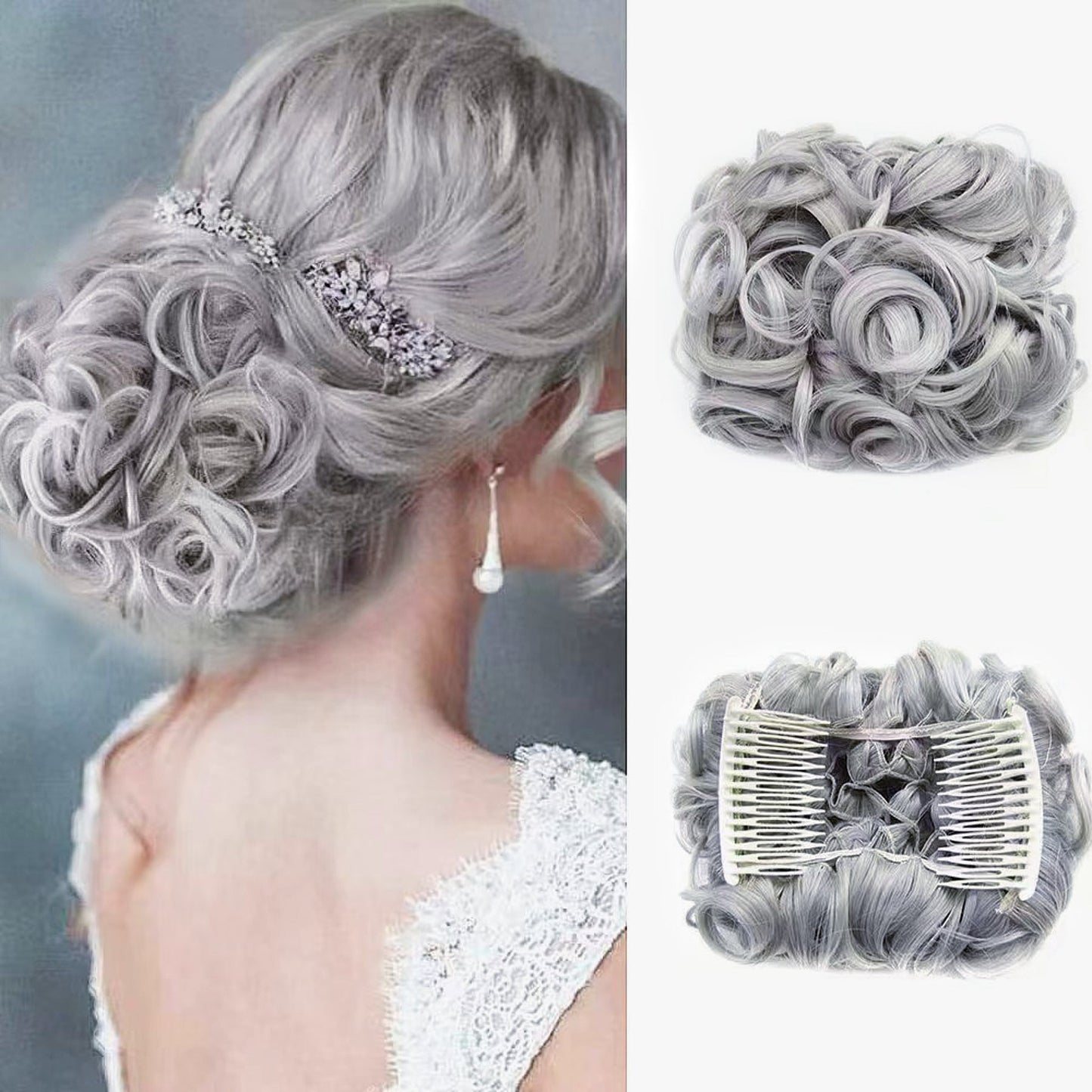 Krullende Knot Hairextension – FluffyFix