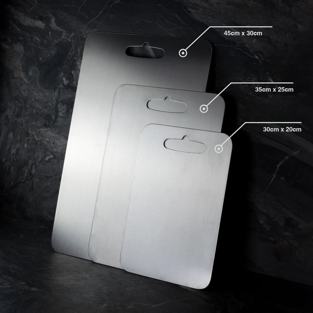 Titanium Schneidebrett Ohne BPA oder Mikroplastik - PureSteel