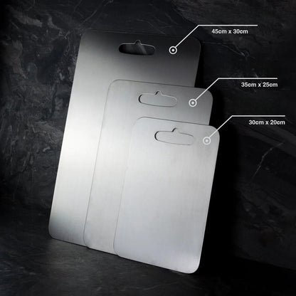 Titanium Schneidebrett Ohne BPA oder Mikroplastik - PureSteel