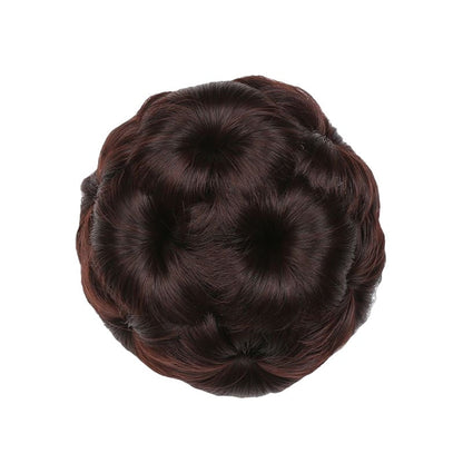 Blumenförmige Haarspange mit Haarverlängerung – Fiora