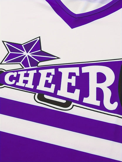 Lila Cheerleader-Set Kind – Sparkzi