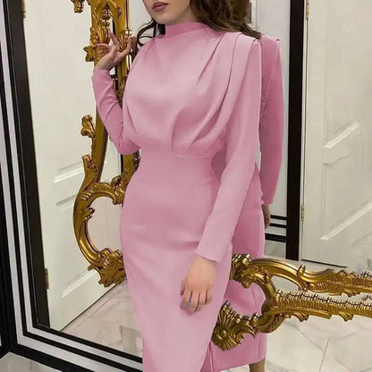 Bodycon Midi Kleid mit Turtleneck – Valeria