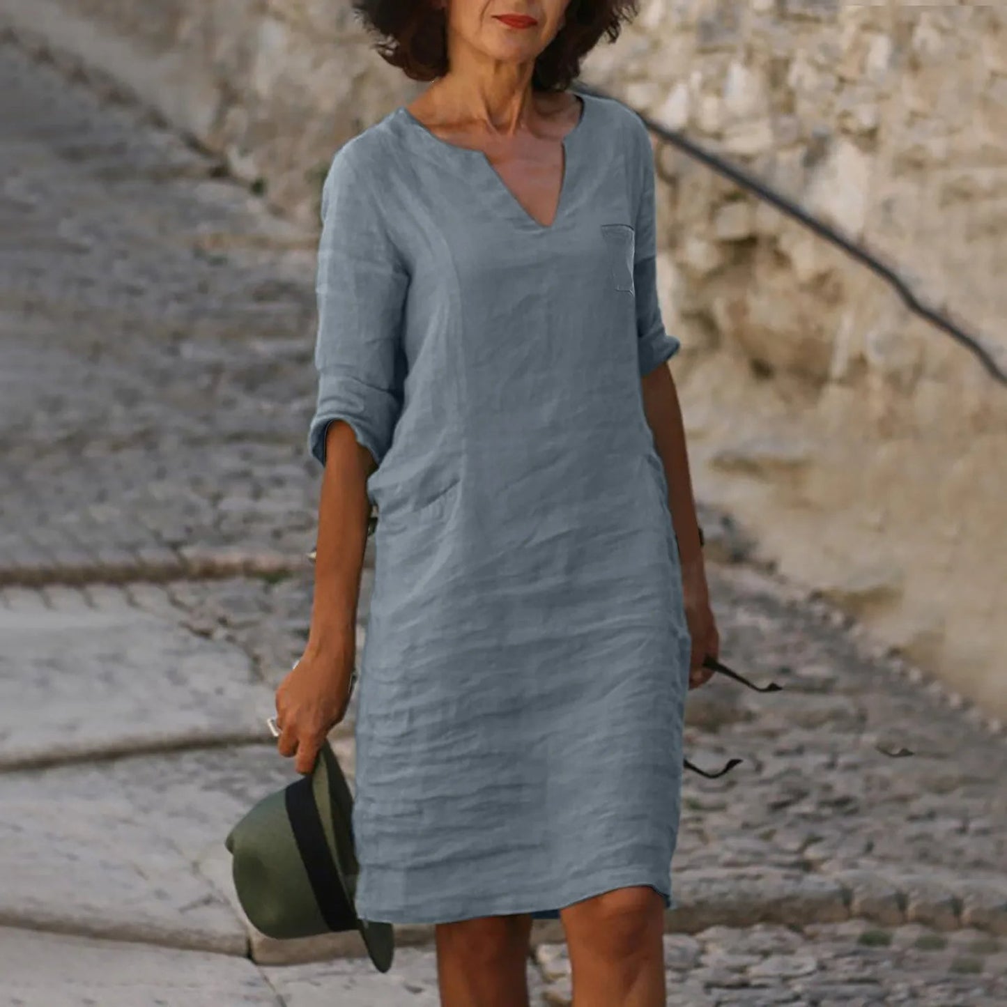 Stilvolles lässiges Sommerkleid – Isalie