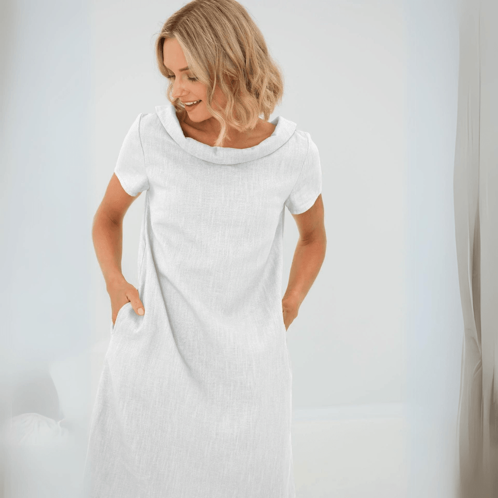 Damen-Leinen-Sommerkleid – Lotte