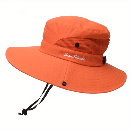 Stylischer Damen UV-Schutz Sonnenhut mit breiter Krempe – Livia